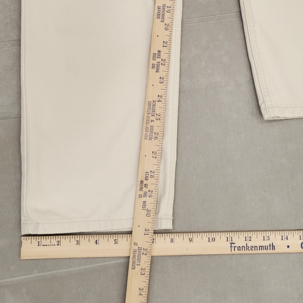 Polo Ralph Lauren pants women's size 8 beige khaki mid rise straight leg cotton - Picture 4 of 15